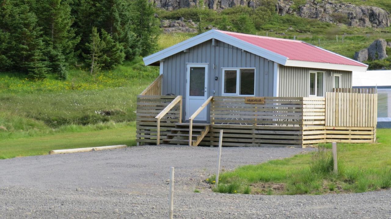 Hvammur 3 Hrakhólar with private hot tub Kaldrananes Exterior foto